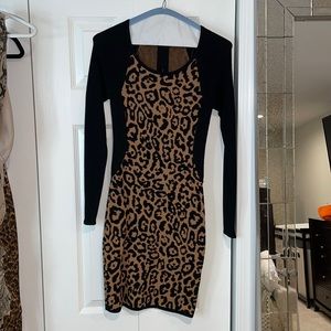 Cheetah Body Con Guess Dress